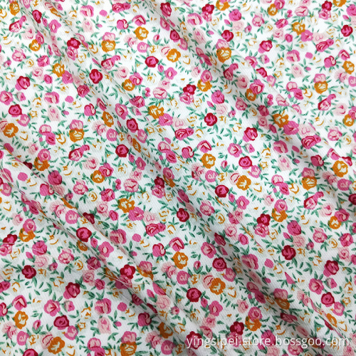 Factory Ready Goods Small Floral Cute Designs Cotton Printed Twill Fabric